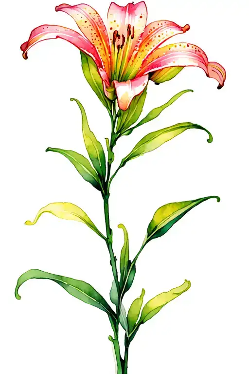 Stargazer Lily Intertwined