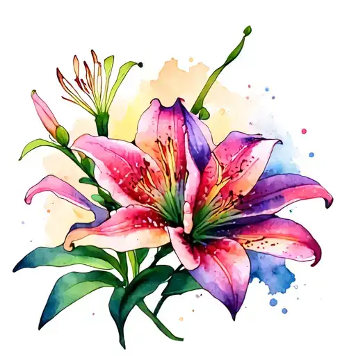 Spider Lilies Growing