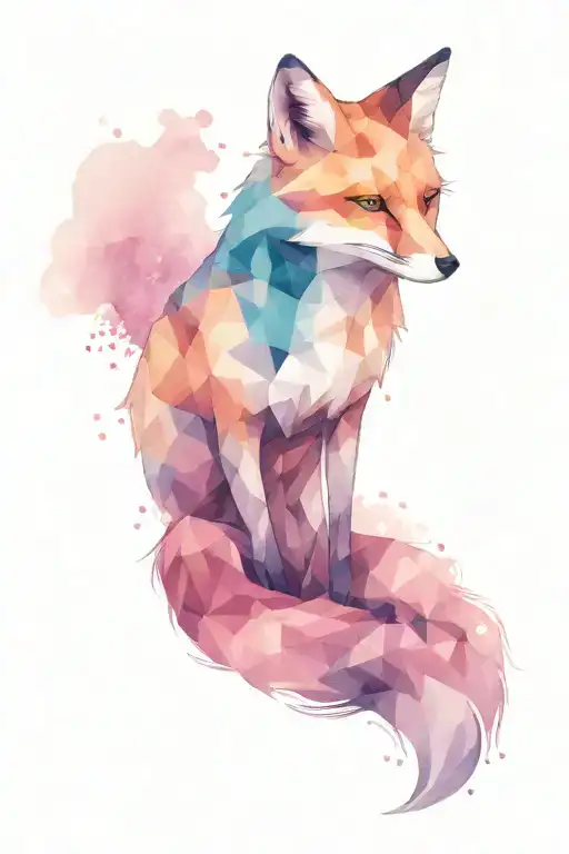 Nebula Geometric Fox
