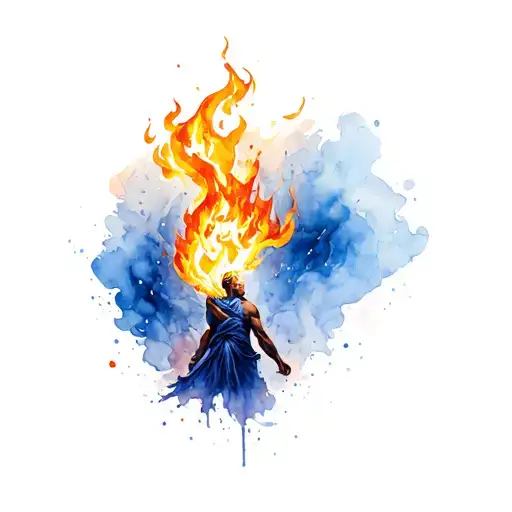 Prometheus Stealing Fire