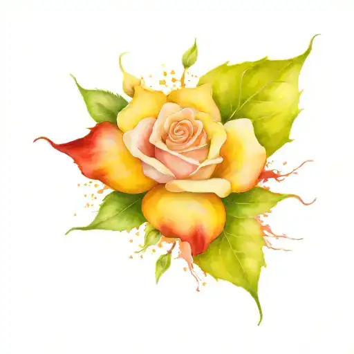 Rose Tattoo Inspired