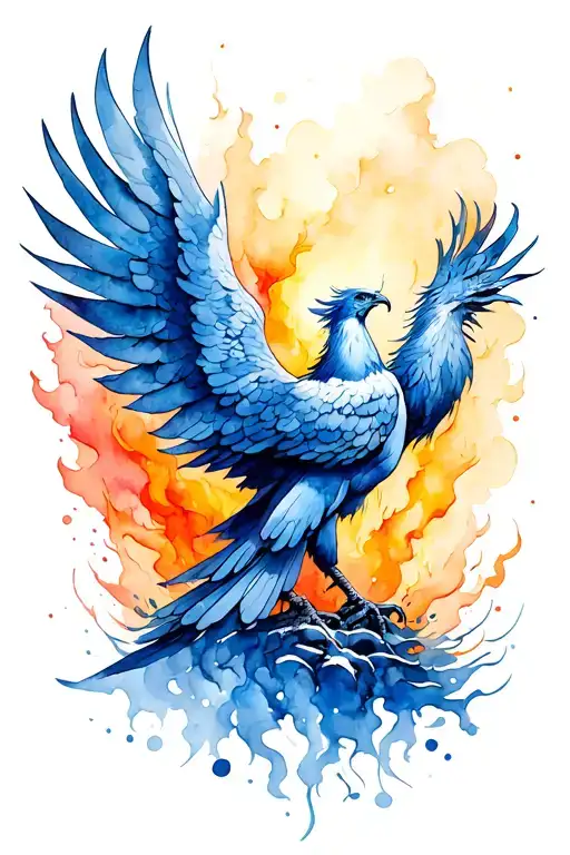 Phoenix Rising From Ashes