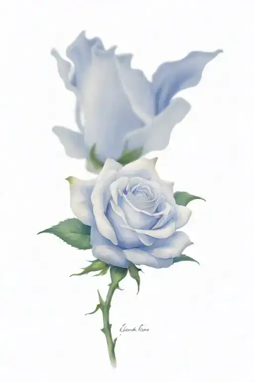 White Rose With Jack Name Written
