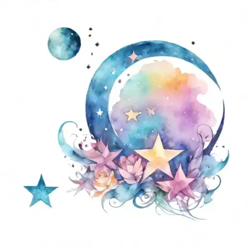 Star And Moon