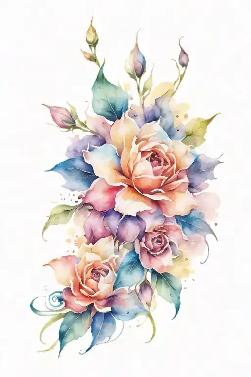 Gothic Flowers Blooming