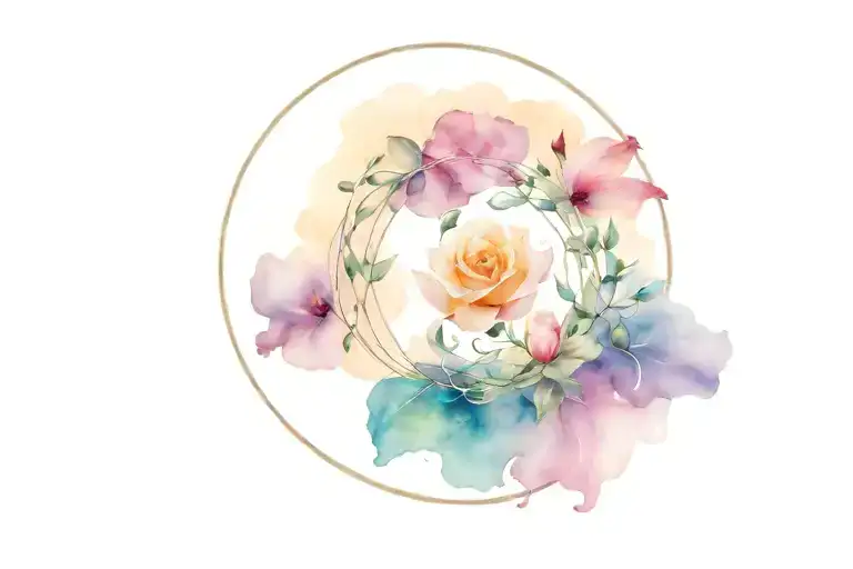 Just For Today Inside Of Infinity Circle