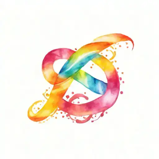Rainbow Infinity Symbol