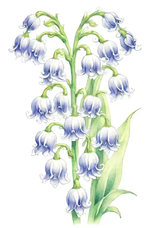 Lily Of The Valley Sunburst Behind