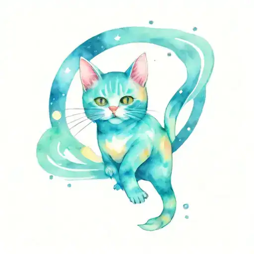 Bacon And Cat In Space