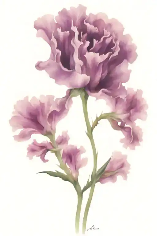 Dark Purple Carnation