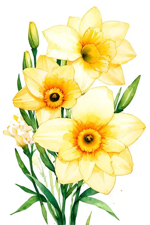 Daffodil Daisy Cosmos Gladiolus Daisy