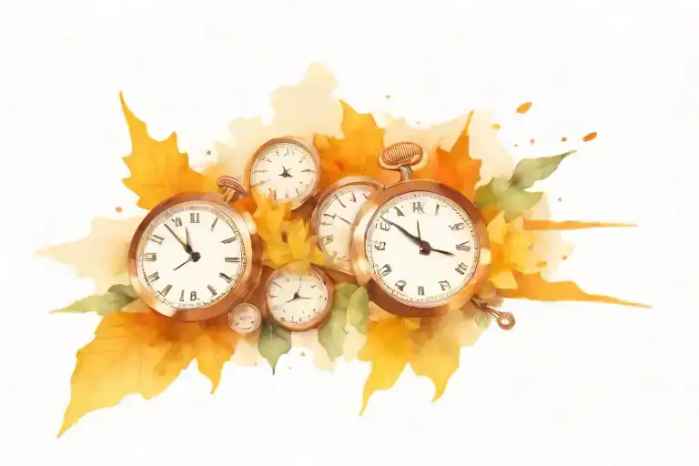 A Big Pile Of Bills And A Digital Clock Face