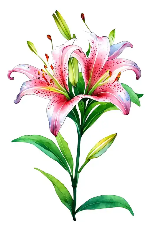 Lillium Stargazer Lily Flowers
