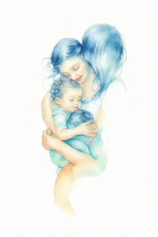 Mother And Child Affectionate