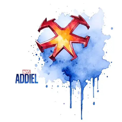 Marvel Super Heroes With The Name Addiel In The Background