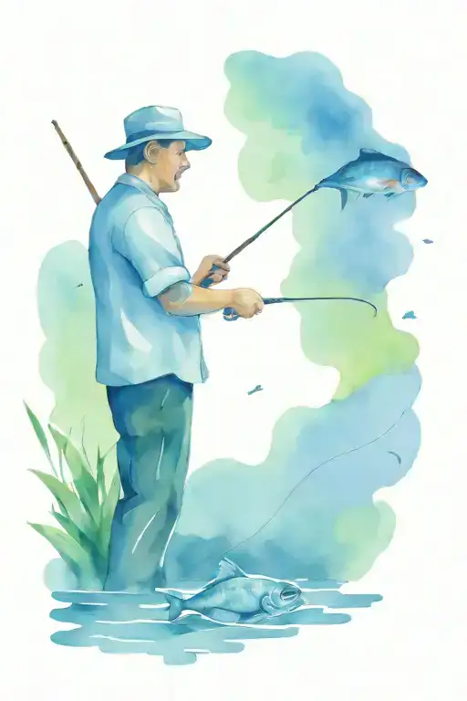 Fishing And Dad