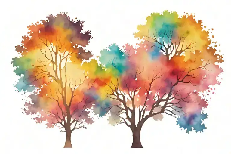 Watercolor Tree