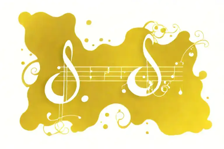 Music Note Intertwined