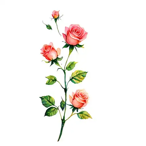 Rose Top Down View Though Camera Lens