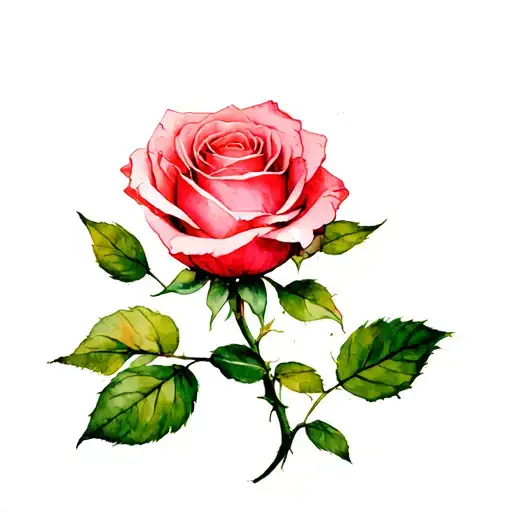 Rose View From Top Down View Though Camera Lens