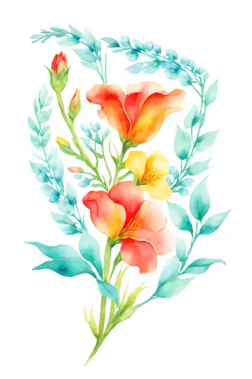 Birth Flower Bouquet