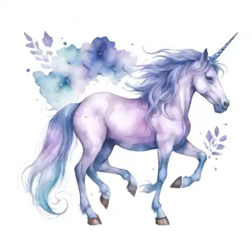 Unicorn Space Purple