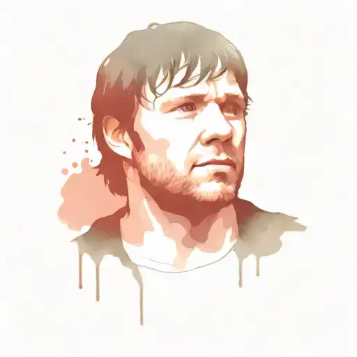Wwe Dean Ambrose Water Color