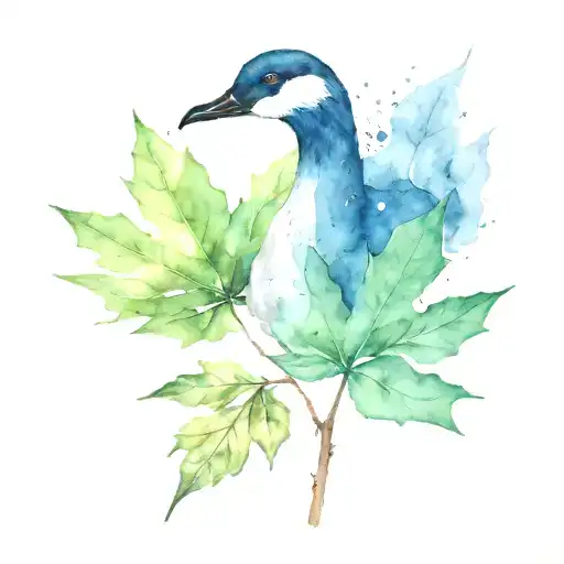 Canada Goose Mapple Leaf