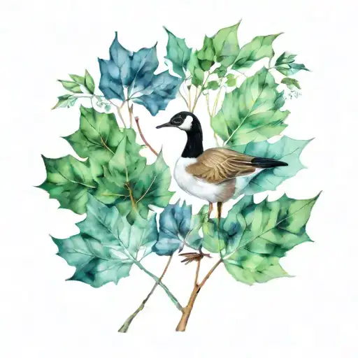 Canada Goose Mapple Leaf