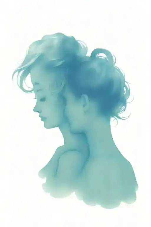 Mother Daughter Tattoo Realistic