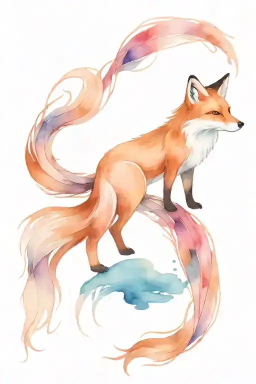 River Flowing Fox