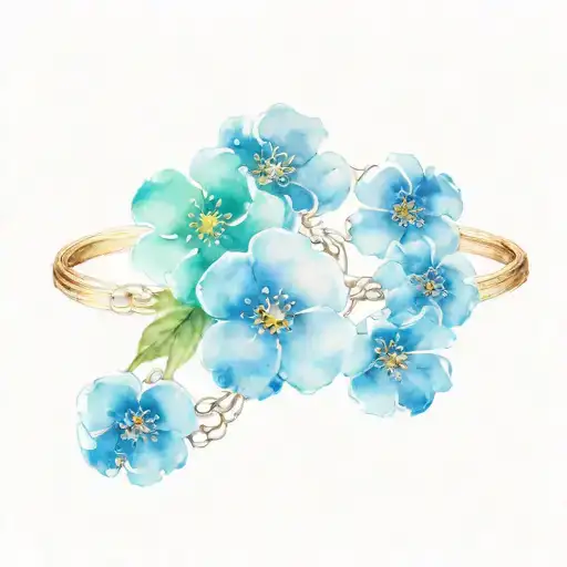 Delicate Flower Chain Bracelet