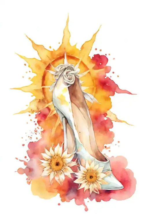 Very Feminine Sun With Heels And