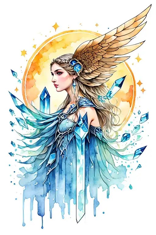 Valkyrie And Crystals Tied