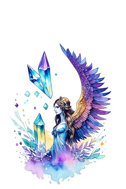 Valkyrie And Crystals Tied