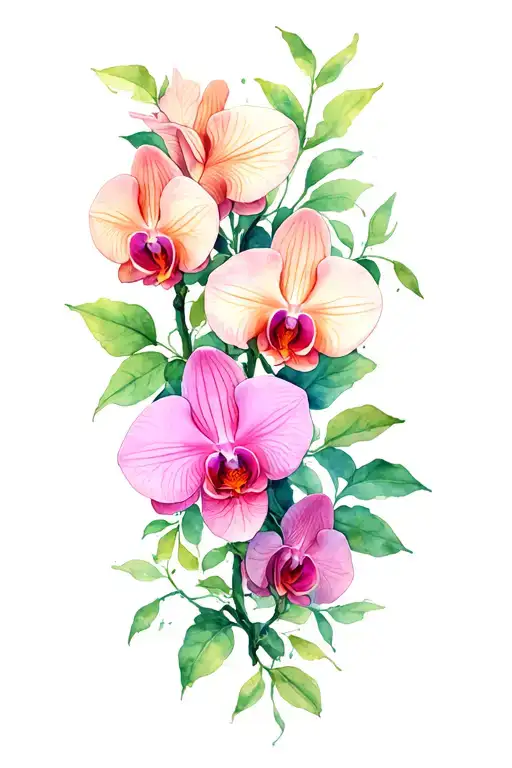 Orchids Vine And Rose