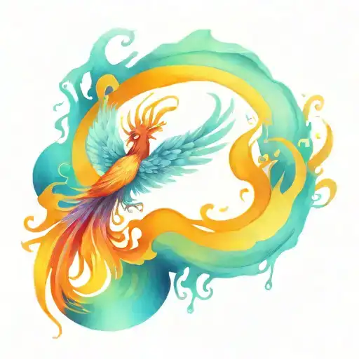 Phoenix Fire And Colour