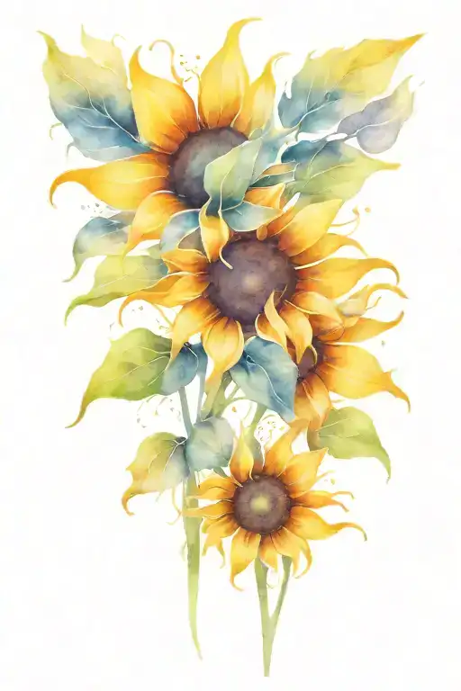 Sunflower Blooming