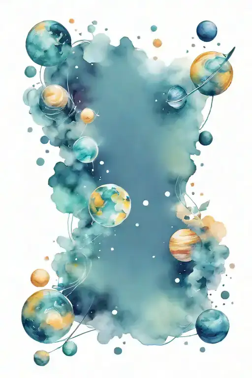 Galaxy Filled With Planets