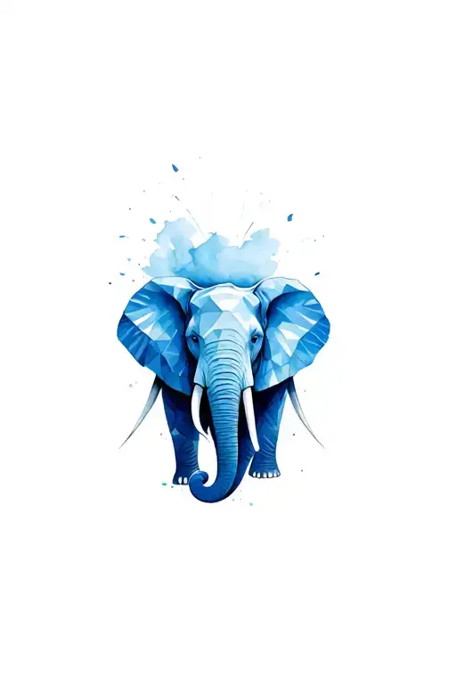 Blue Elephant Geometric Representation