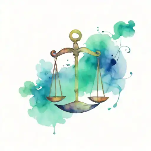 Libra Symbol Intertwined