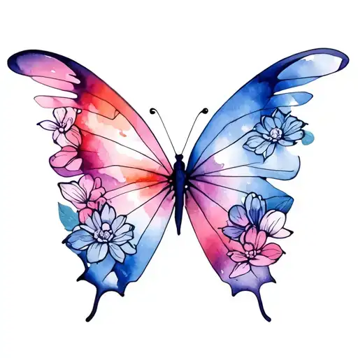 Floral Butterfly