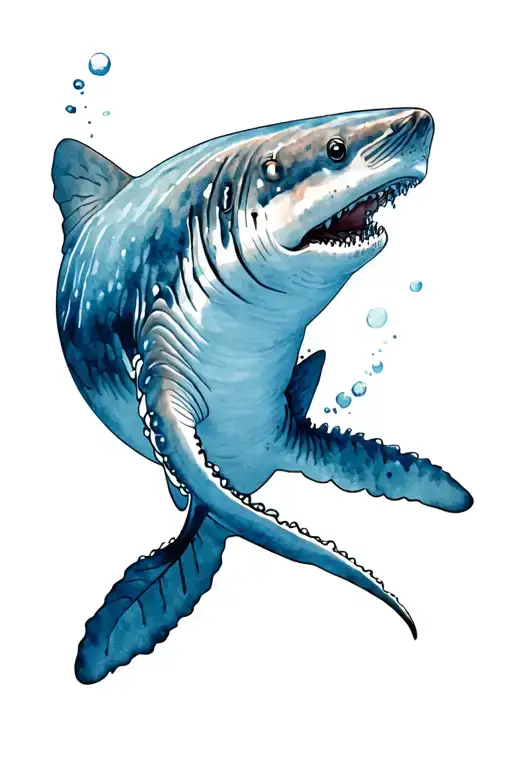 Whale Shark Delicate Feminine With Colour