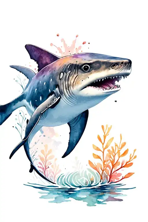 Whale Shark Delicate Feminine Soft