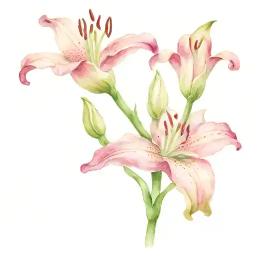 Pink Lily Flower