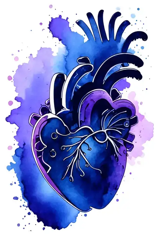 Front American Car Engine Design Incorporating Little Heart