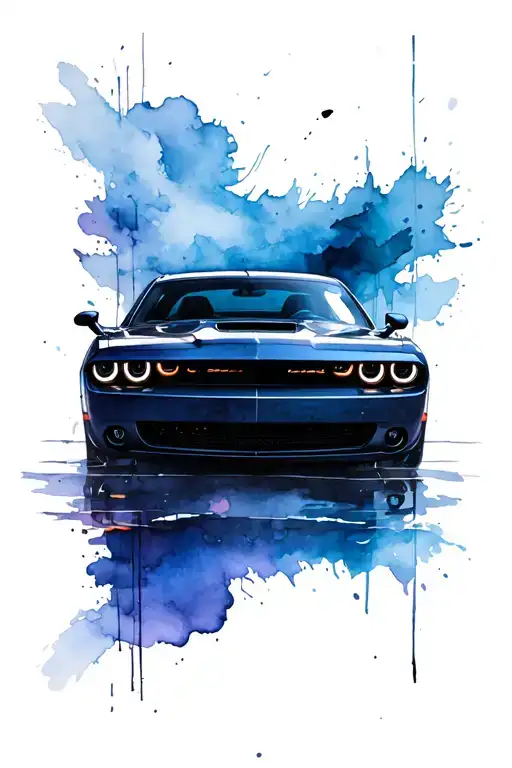 Front Dodge Challenger