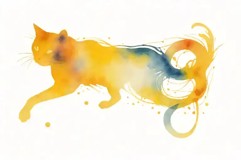 Black Cat Surrounded