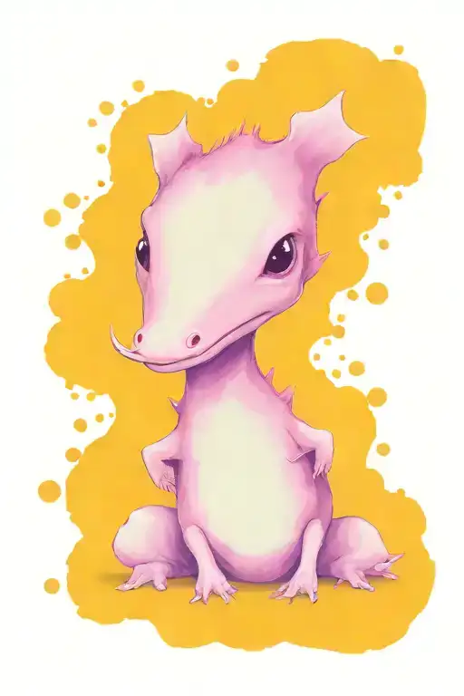 Axolotl Vibrant Background