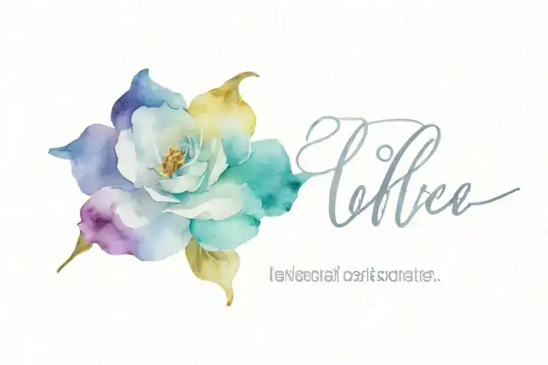 Waterpaint Quote Written